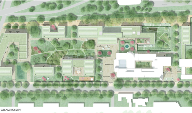 Die Pläne zum Projekt: Augustinus Campus